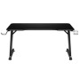 Bureau Gaming Huzaro Hero 2.5 Noir Aluminium 120 x 60 cm