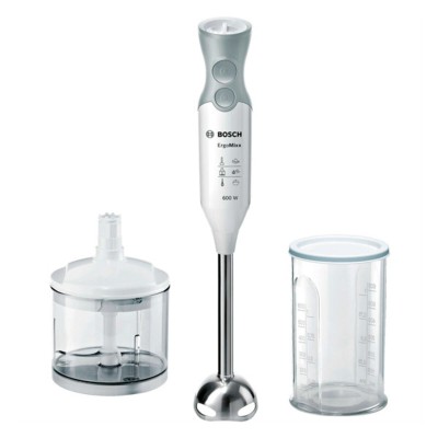 Mixeur plongeant BOSCH ErgoMixx MSM66120 600W Blanc Gris 600 W
