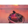 Painting Home ESPRIT Printed 150 x 0,4 x 100 cm