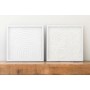 Cadre Home ESPRIT Blanc Naturel Scandinave 35 x 2 x 35 cm