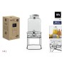 Drinks dispenser La Mediterránea Rustik Metal Glass 4 L 17 x 17 x 30,5 cm (4 Units)