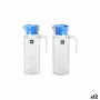 Jar with Lid and Dosage Dispenser La Mediterránea Chrystie Glass (12 Units)