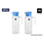 Jar with Lid and Dosage Dispenser La Mediterránea Chrystie Glass (12 Units)