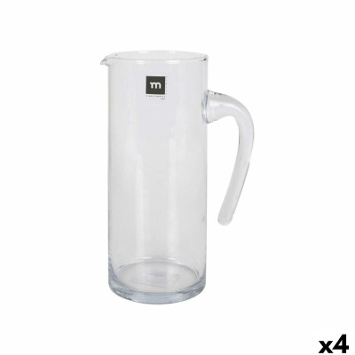 Jug La Mediterránea Toscana Glass 1 L (4 Units)