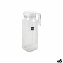 Jar with Lid and Dosage Dispenser La Mediterránea Chrysler Glass (6 Units)
