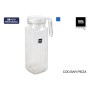 Jar with Lid and Dosage Dispenser La Mediterránea Chrysler Glass (6 Units)
