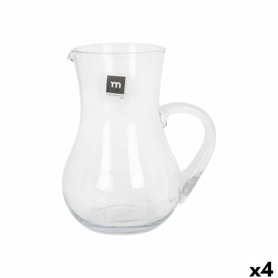 Jug La Mediterránea Lombardia Glass 1,5 L (4 Units)