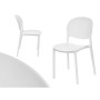 Chaise empilable PP-2052-W 4 Unités