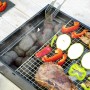 Folding Portable Barbecue for use with Charcoal BearBQ InnovaGoods V0103439 Black Iron (Refurbished A)
