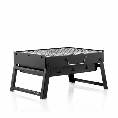 Folding Portable Barbecue for use with Charcoal BearBQ InnovaGoods V0103439 Iron (Refurbished B)