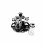 Stainless Steel Spice Rack Quttin 17,8 X 17,8 X 16,3 CM (6 Pieces) (8 Units)