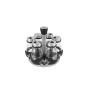 Stainless Steel Spice Rack Quttin 17,8 X 17,8 X 16,3 CM (6 Pieces) (8 Units)