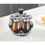 Stainless Steel Spice Rack Quttin 17,8 X 17,8 X 16,3 CM (6 Pieces) (8 Units)