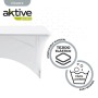 Étui de protection Aktive Blanc 183 x 76 x 76 cm Table Accessoires Voitures Route (6 Unités)