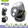 Lampe LED avec Capteur de Mouvement Aktive Plastique 10,5 x 12,5 x 13,5 cm (12 Unités)