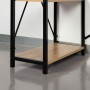 Desk with Shelf Max Home Steel Melamin Particleboard 120 x 12 x 64 cm