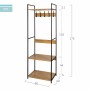 Coat rack with shelf Max Home Steel Melamin Particleboard Minimalist 60 x 175 x 40 cm