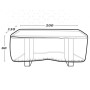 Étui de protection Aktive Tables Polyéthylène 200 x 60 x 130 cm (6 Unités)