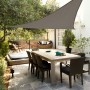 Voile d'ombrage Aktive Gris 500 x 0,5 x 500 cm Triangulaire (4 Unités)
