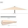 Sunshade Aktive Beige Ø 250 cm