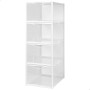 Stackable shoebox Max Home polypropylene ABS 25 x 18,5 x 35 cm (4 Units)