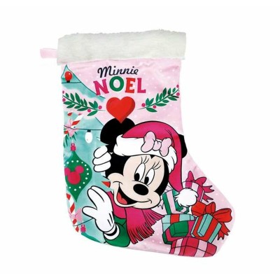 Christmas Stocking Minnie Mouse Pink 42 cm