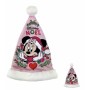 Bonnet de Père Noël Minnie Mouse Rose 37 cm Enfant