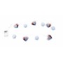 Wreath of LED Lights Frozen Blue White 165 cm Christmas