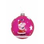 Christmas Bauble Peppa Pig Fuchsia Light Blue