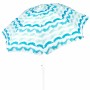 Parasol de plage Aktive Argenté 200 x 200 x 200 cm (4 Unités)