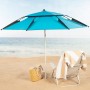 Beach parasol Aktive Blue 200 x 195 x 200 cm Ø 200 cm