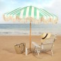 Beach parasol Aktive 200 x 220 x 200 cm (4 Units)