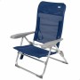 Beach Chair Aktive Navy Blue 47 x 89 x 56 cm (4 Units)