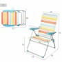 Chaise de Plage Aktive 48 x 95 x 65 cm (4 Unités)