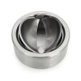 Ashtray Confortime Steel 12 x 5 cm (24 Units)