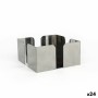 Napkin holder My Bar Steel 12 x 12 x 6 cm (24 Units)