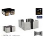 Napkin holder My Bar Steel 12 x 12 x 6 cm (24 Units)