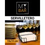 Napkin holder My Bar Black Metal 19 x 19 x 7,5 cm (12 Units)
