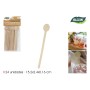 Set of Spoons Algon Wood 15,2 cm 24 Pieces (18 Units)