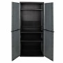 Cupboard Curver Dark grey Plastic 68 x 166 x 39 cm
