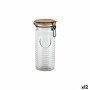 Glass Jar La Mediterránea ACACIA 1,3 L (12 Units)