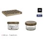 Pot en verre La Mediterránea WOOD 100 ml (72 Unités)
