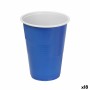 Set of glasses Algon Blue 450 ml 10 Pieces (18 Units)