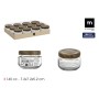 Pot en verre La Mediterránea WOOD 140 ml (24 Unités)