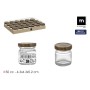Glass Jar La Mediterránea WOOD 50 ml (48 Units)