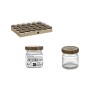 Glass Jar La Mediterránea WOOD 50 ml (48 Units)