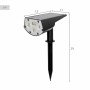 Solar lamp Aktive 11 x 29 x 15 cm (6 Units)