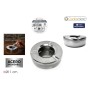 Ashtray Confortime Steel 11 x 3 cm (24 Units)