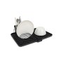 Draining Rack for Kitchen Sink Quttin Black 43 x 30,8 x 12 cm (4 Units)