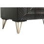 Buffet Home ESPRIT Noir Doré Métal Bois de manguier 81 x 45 x 75 cm